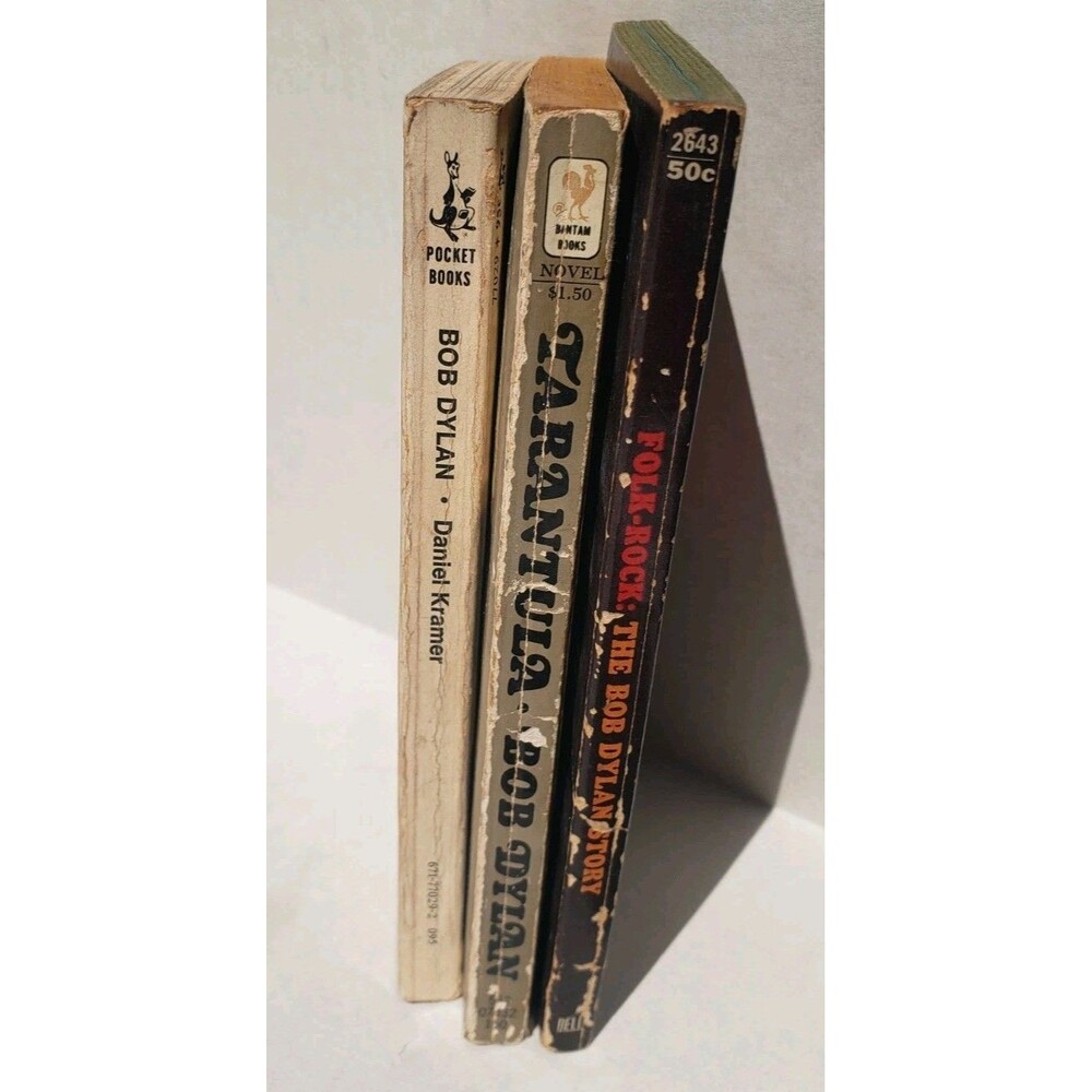 Lot Of 3 PB Books: Tarantula A Novel by Bob Dylan, Folk-Rock, Bob Dylan 1966-73 - Picture 3 of 16